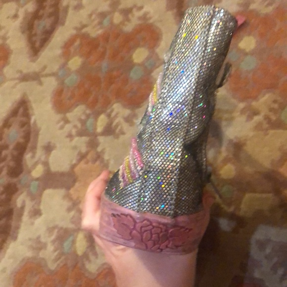 Lilli Kelly bejeweled rainbow high tops - Picture 8 of 9